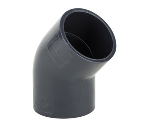 Коліно ПВХ ERA 45 ° / 110 мм.