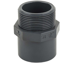 Муфта ПВХ Kripsol MR30 40.C редукционная, с наружной резьбой d32-40х1-1/4