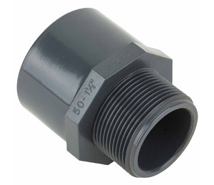 Муфта ПВХ Kripsol TRM30 63.C редукционная, с наружной резьбой d63-75х2