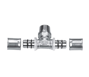Тройник Rifeng с наружной резьбой D20*1/2