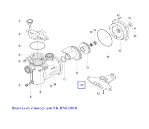 Подставка к насосу для NK RNK180.R