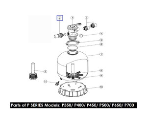 Муфта разборная D50mm со стеклом Emaux 89280101
