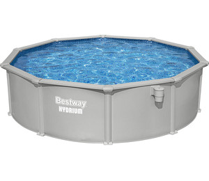 Сборный бассейн Bestway Hydrium 56384 (460х122 см) с песочным фильтром, лестницей и тентом