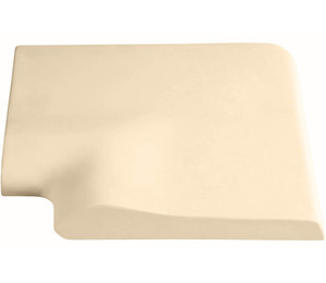 Угловой копинговый камень Aquazone 250x300x50-25 мм, бежевый
