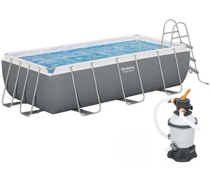 Каркасный бассейн Bestway 56442 (404х201х100 см) с песочным фильтром и лестницей