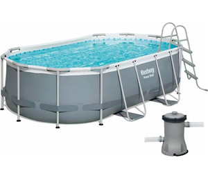 Каркасный бассейн Bestway 56620 (427х250х100 см) с картриджным фильтром и лестницей
