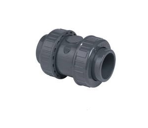Обратный клапан ПВХ Effast CDRCVD0400 пружинный, d40 мм