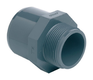 Муфта ПВХ Effast RGRAMG063G, переходная с наружной резьбой d63x75x2