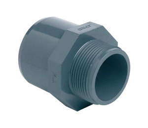 Муфта ПВХ Effast RGRAMG075H переходная, с наружной резьбой d75x90x2-1/2