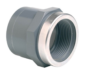Муфта ПВХ Effast RGRMAR032D переходная, c металлическим кольцом d32x1