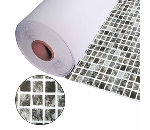 Лайнер Cefil Mediterraneo Gris (серая мозаика) 1.65x25.2 м