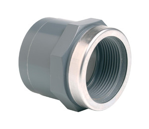 Муфта ПВХ Effast RGRMAR040E переходная, c металлическим кольцом d40x1-1/4