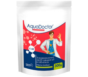 Шок-хлор для бассейна AquaDoctor C-60T 0.3 кг в таблетках