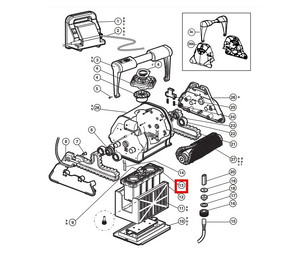 Блок мотора пылесоса Hayward QC RCX43000