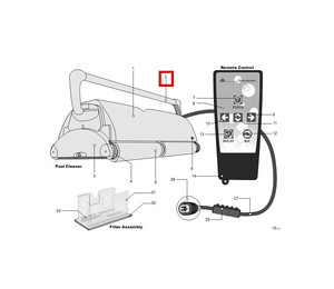 Ручка пылесоса Aquabot Magnum A10611-SP