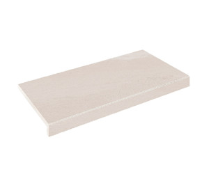 Бортовая Г-образная плитка Aquaviva Montagna Light Gray, 595x345x50(20) мм