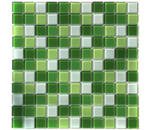Мозаика стеклянная Aquaviva Сristall Green Light DCM173