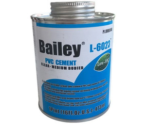 Клей для труб ПВХ Bailey L-6023 473 мл, прозрачный