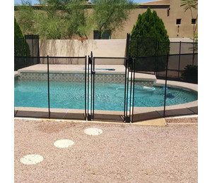 Калитка с замком для ограждения Aquaviva Fence Black