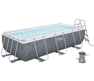 Каркасный бассейн Bestway 56721 (404х201х100 см) с картриджным фильтром и лестницей