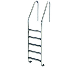 Лестница для бассейна Hayward Standard (5 ступеней), для широкого борта, AISI-304