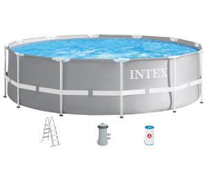 Каркасный бассейн Intex 26716 Premium (366х99 см) с картриджным фильтром и лестницей