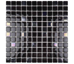 Мозаика стеклянная Aquaviva Black Brilliant