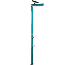Душ уличный Aquaviva Quick с LED подсветкой и мойкой для ног, синий (ottanio) Q825/5021-QL