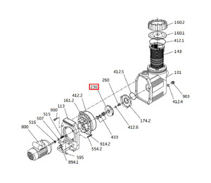 Крыльчатка насоса Speck BADU Prime 15 (292.1323.001)