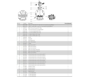 Дюзовая коробка в комп-ке с трубой для Emaux MFV17 89012507