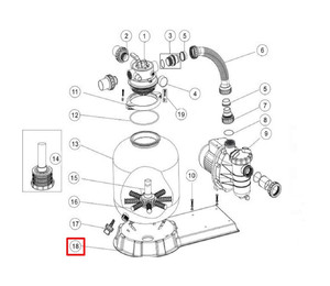 Подставка фильтра FSP/F350-4-6W