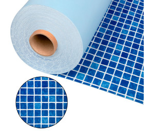 Лайнер Cefil Touch Passion Mediterraneo 1.65x25 м, синяя мозаика