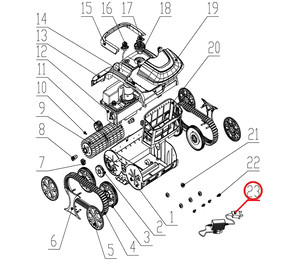 Зарядное устройство к пылесосу Wybotics WY200, (charger №23/WY200)