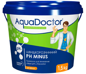 Средство для понижения pH AquaDoctor pH Minus 1.5 кг в гранулах