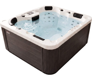 СПА-бассейн Aquajoy Como (190х160х82 см), Серебристо-белый мрамор