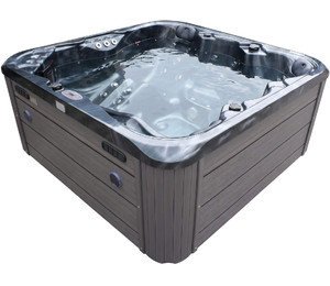 СПА-бассейн Aquajoy Riviera (200х200х90 см), темный опал, с динамиками и LED-подсветкой