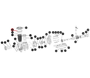 Крышка префильтра насоса SLP, (A13120020 №9)