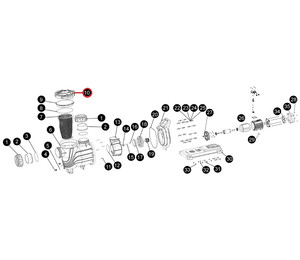Крышка префильтра SLP, (A13170022 №10)