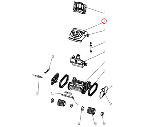 Крышка для зарядного порта для робота-пылесоса Wybotics C1 (S.WY3312Pro.37.004)