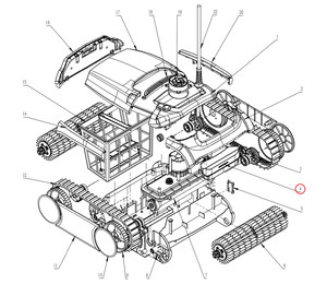 Комплект боковых уплотнений для корпуса робота-пылесоса Wybotics WY350 (B.WY3051.09.002)