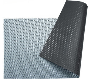 Солярное покрытие Aquajoy Platinum Bubbles Gray 500 мкм, ширина 4 м (50 пог. м), серебристый/серый