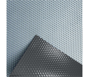 Солярное покрытие Aquajoy Platinum Bubbles Gray 500 мкм, ширина 6 м (30 пог. м), серебристый/серый