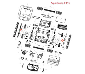 Крышка подшипника колеса робота-пылесоса Beatbot AquaSense 2/2 Pro/2 Ultra