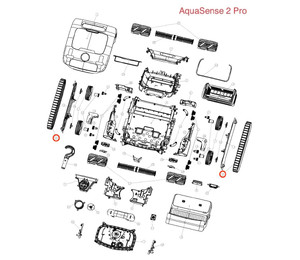 Гусеница робота-пылесоса Beatbot AquaSense 2/2 Pro/2 Ultra