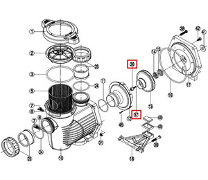 Комплект болтов Hayward KPR HCP3600 (500100190002)
