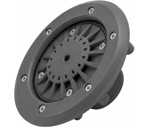 Форсунка донная Emaux EM2863 с латунными вставками, под лайнер, Dark Grey