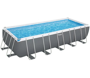 Каркасный бассейн Bestway 5612B (640х274х132 см) с песочным фильтром и лестницей, уценка