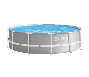 Каркасный бассейн Intex 26718 Premium (366х122 см) с картриджным фильтром и лестницей, уценка