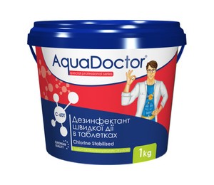 Хлор AquaDoctor C-60T 1 кг. в таблетках