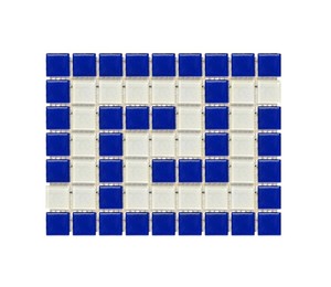 Фриз грецький Aquaviva Cristall B / W синьо-білий